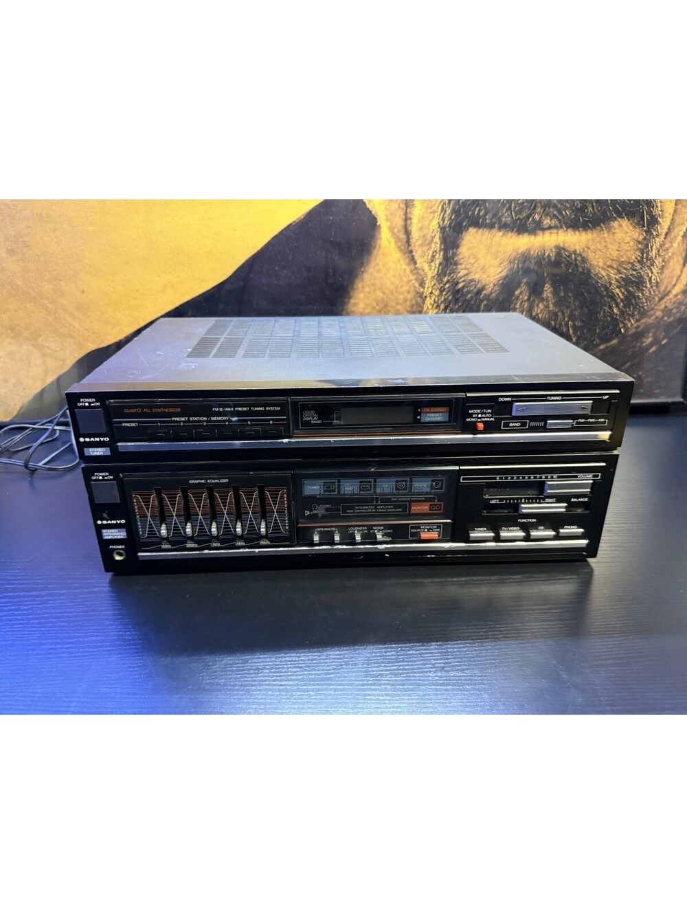 Sanyo DCX685 AM/FM Stereo Receiver Integrated Amplifier For Parts Only